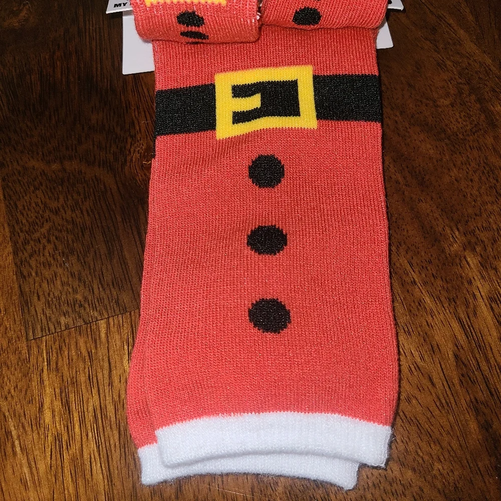 Rue21 Pet Socks Christmas Ho Ho Red Matching Pet & Owner Socks Small Pups NWT